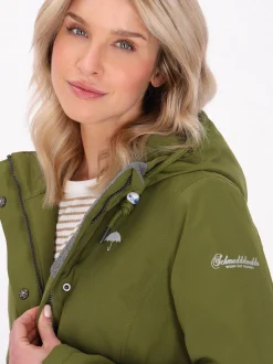 Schmuddelwedda Damen Parka in oliv