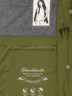 Schmuddelwedda Damen Parka in oliv