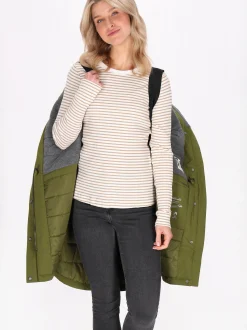 Schmuddelwedda Damen Parka in oliv