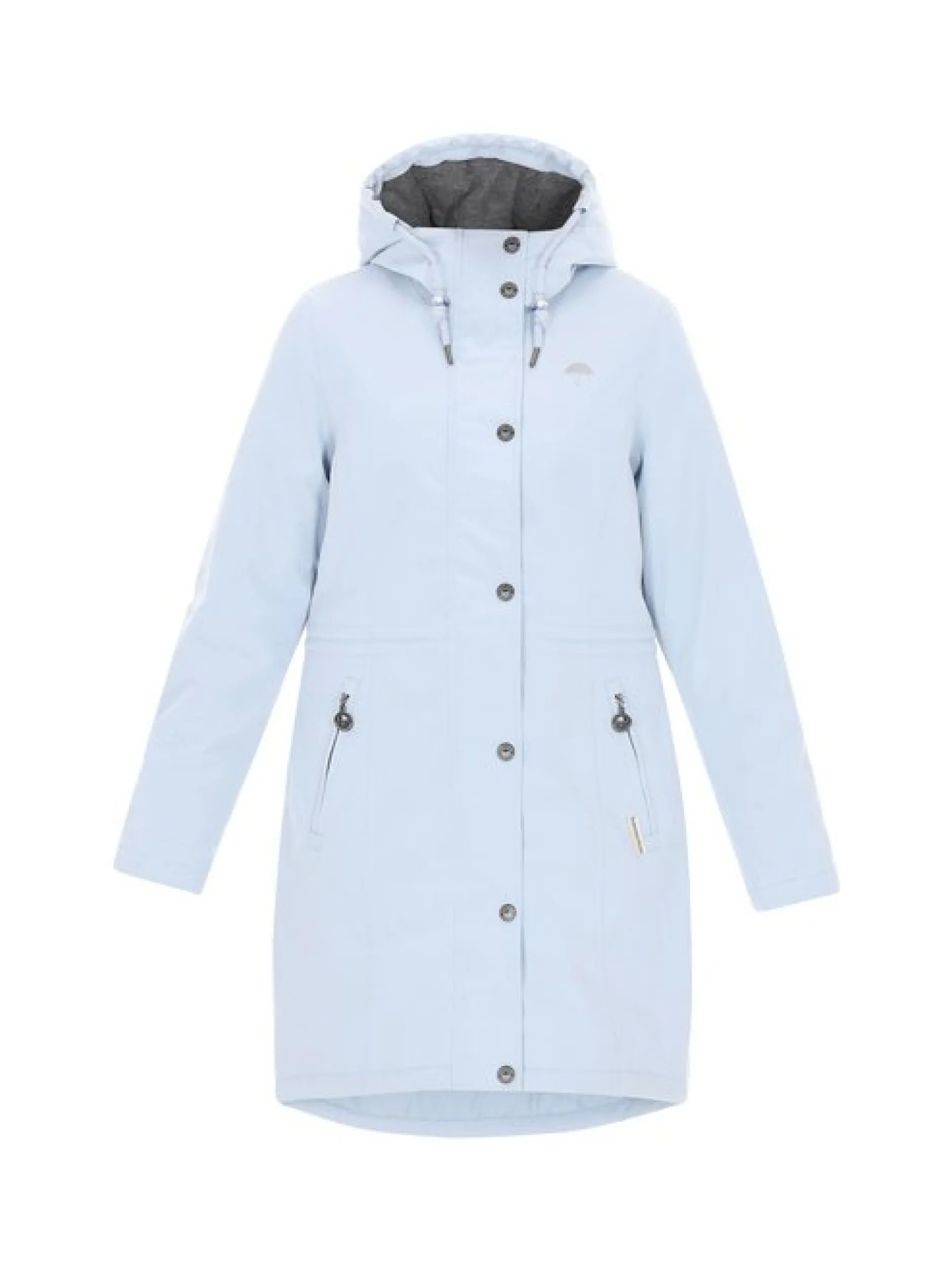 Schmuddelwedda Damen Parka in blau