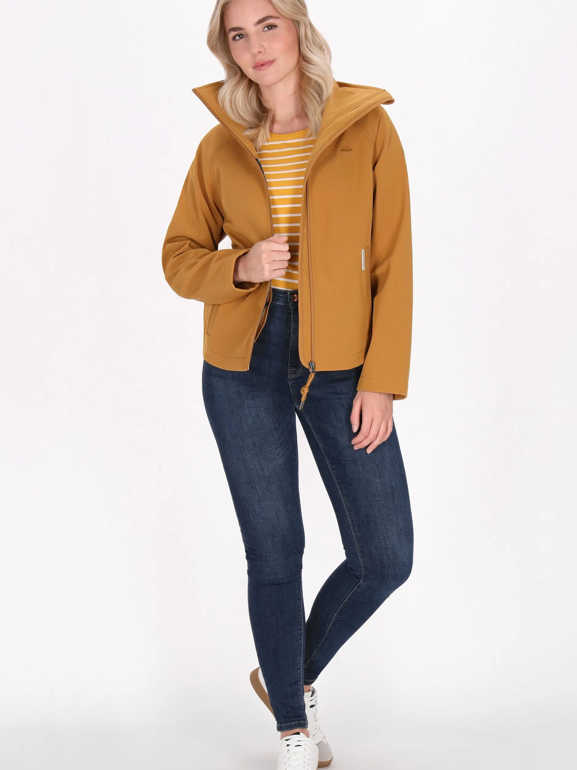 Schmuddelwedda Damen Softshelljacke in ecru