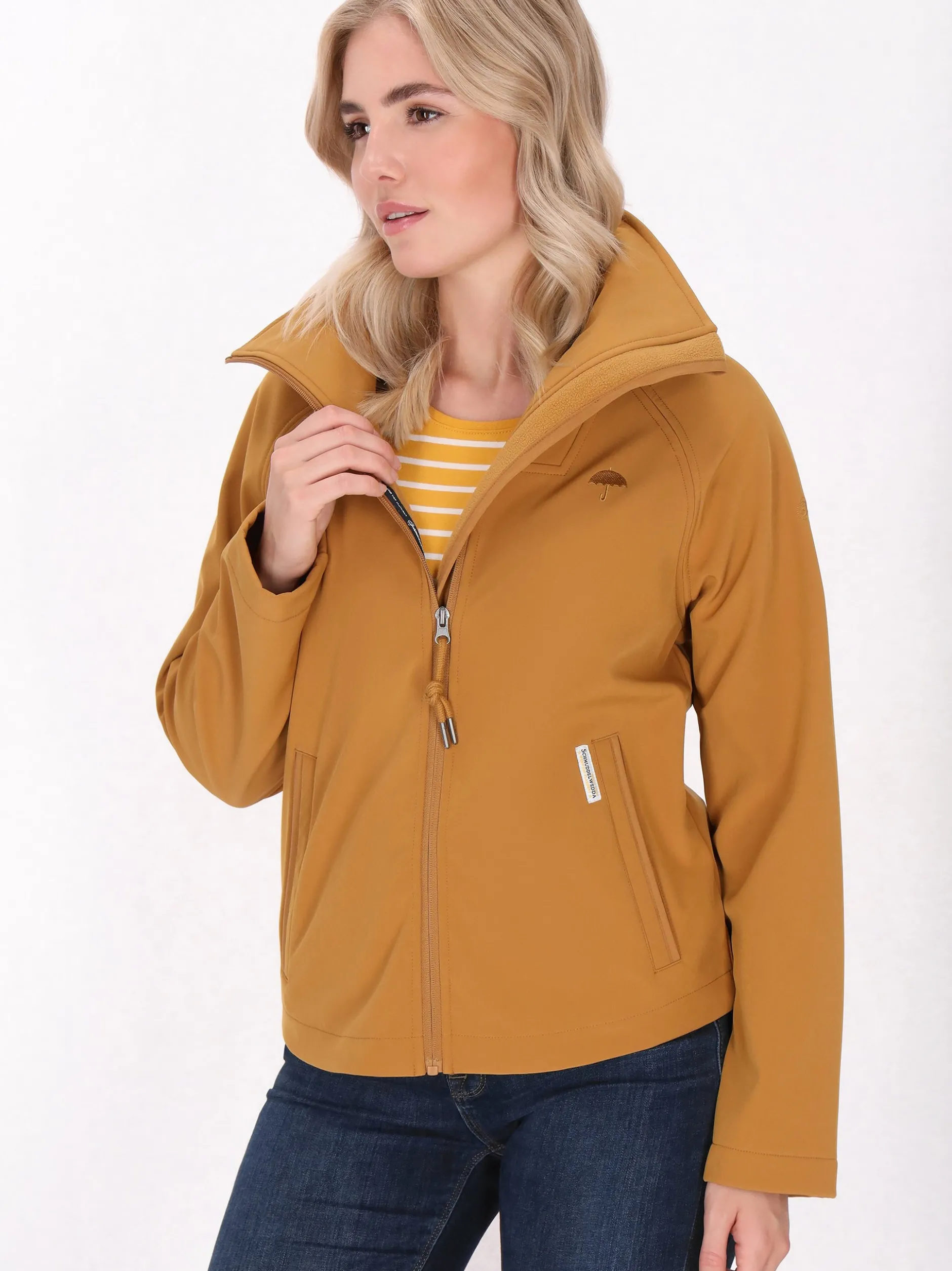 Schmuddelwedda Damen Softshelljacke in ecru