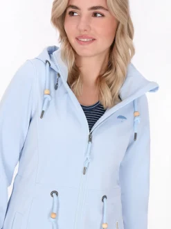 Schmuddelwedda Damen Softshelljacke in blau