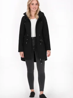 Schmuddelwedda Damen Softshelljacke in schwarz
