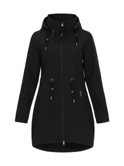 Schmuddelwedda Damen Softshelljacke in schwarz