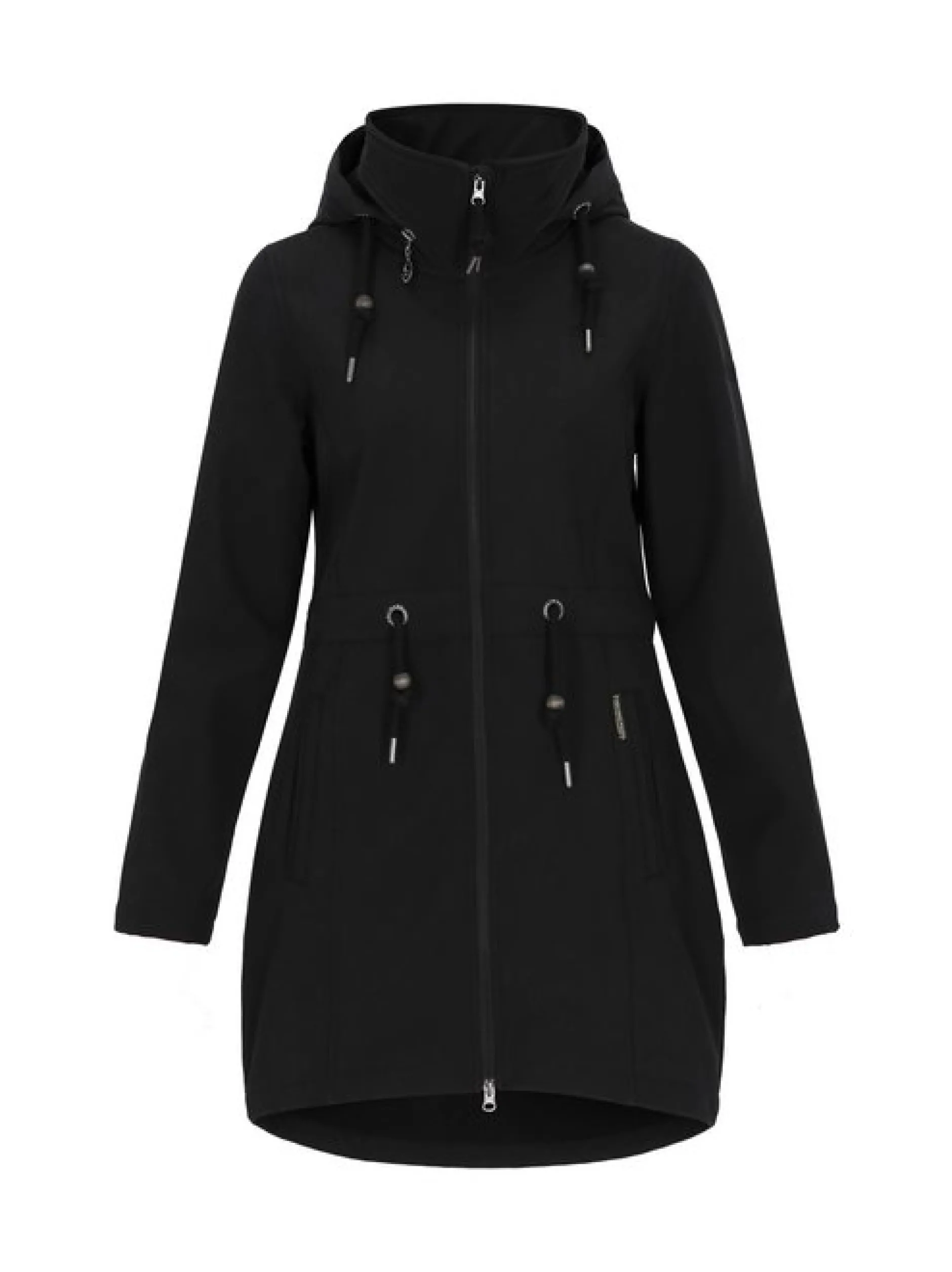 Schmuddelwedda Damen Softshelljacke in schwarz