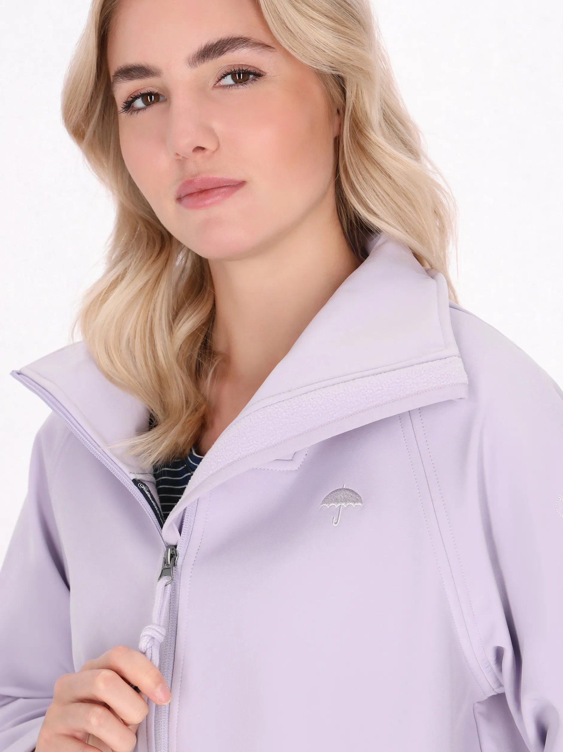 Schmuddelwedda Damen Softshelljacke in lila