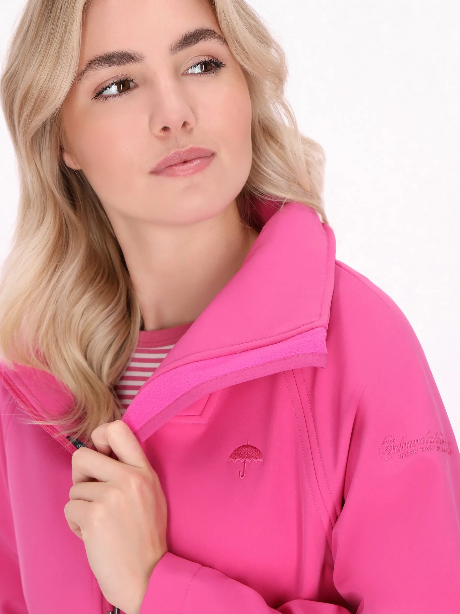 Schmuddelwedda Damen Softshelljacke in pink