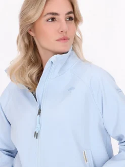 Schmuddelwedda Damen Softshelljacke in blau