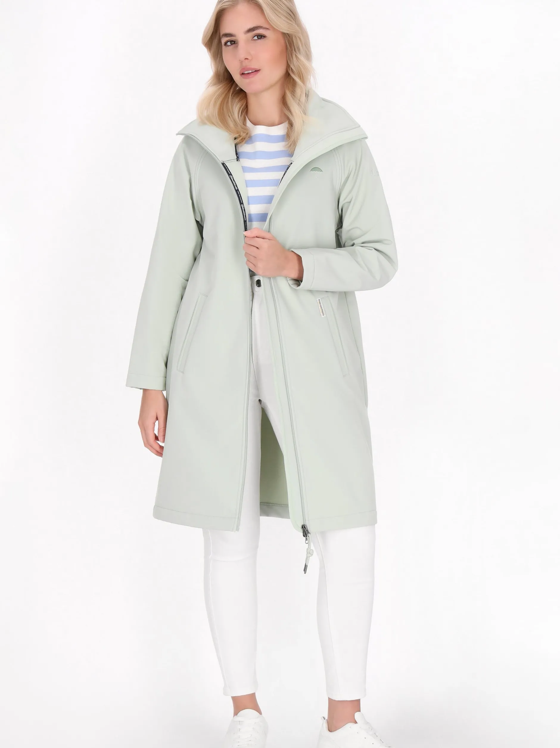 Schmuddelwedda Damen Softshelljacke in grün