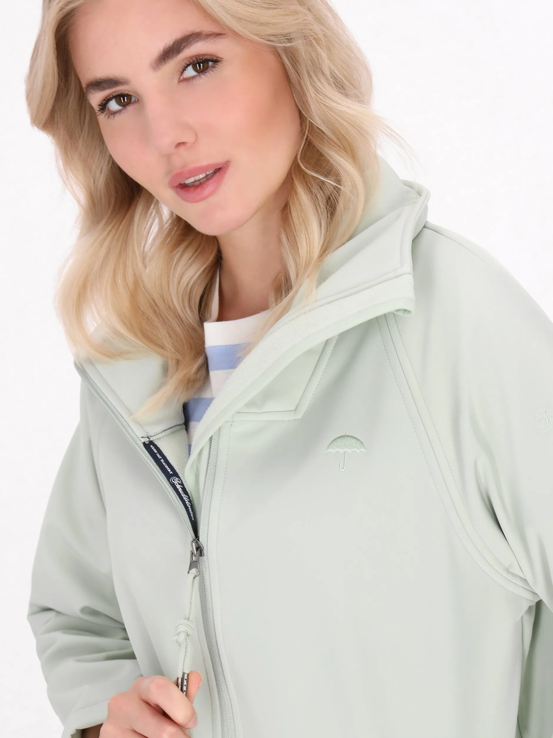 Schmuddelwedda Damen Softshelljacke in grün
