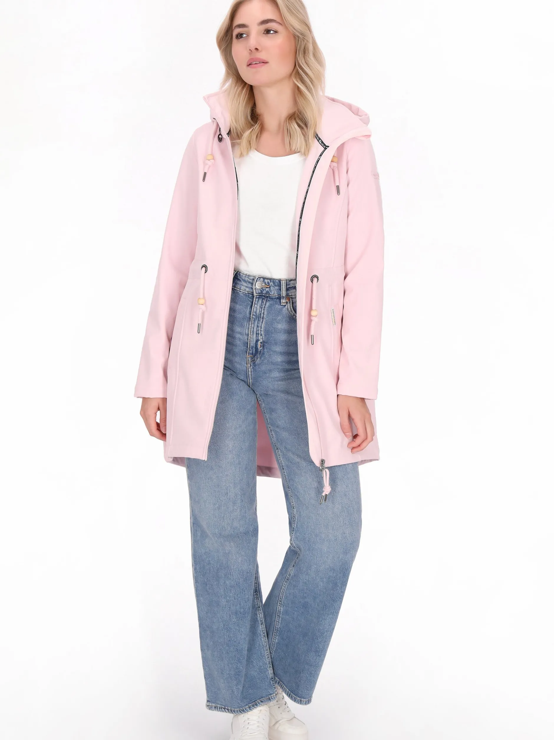 Schmuddelwedda Damen Softshelljacke in rosenholz