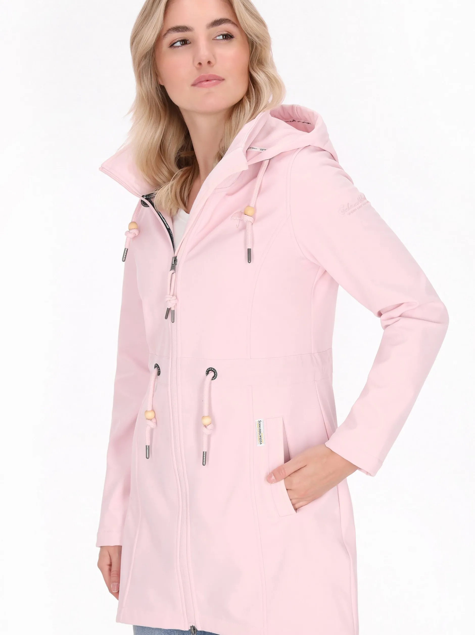 Schmuddelwedda Damen Softshelljacke in rosenholz