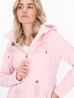 Schmuddelwedda Damen Softshelljacke in rosenholz