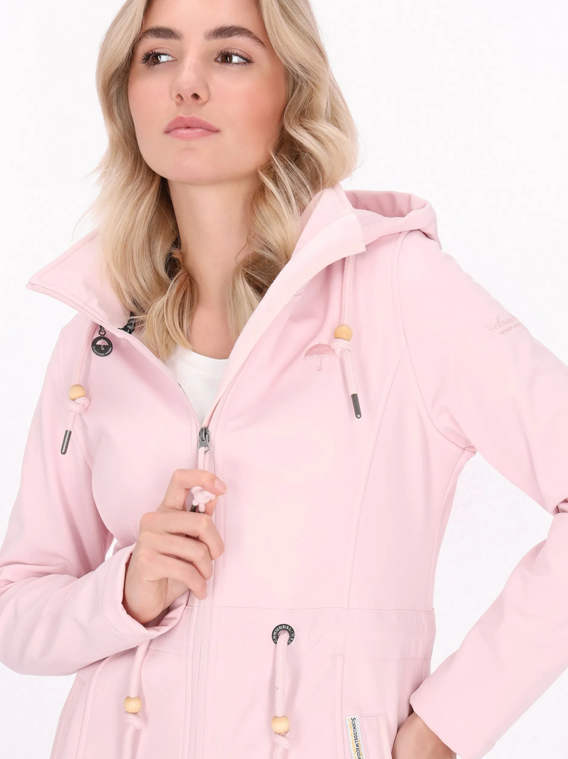 Schmuddelwedda Damen Softshelljacke in rosenholz