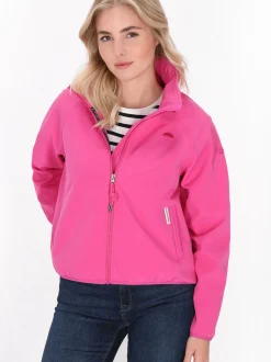 Schmuddelwedda Damen Softshelljacke in pink