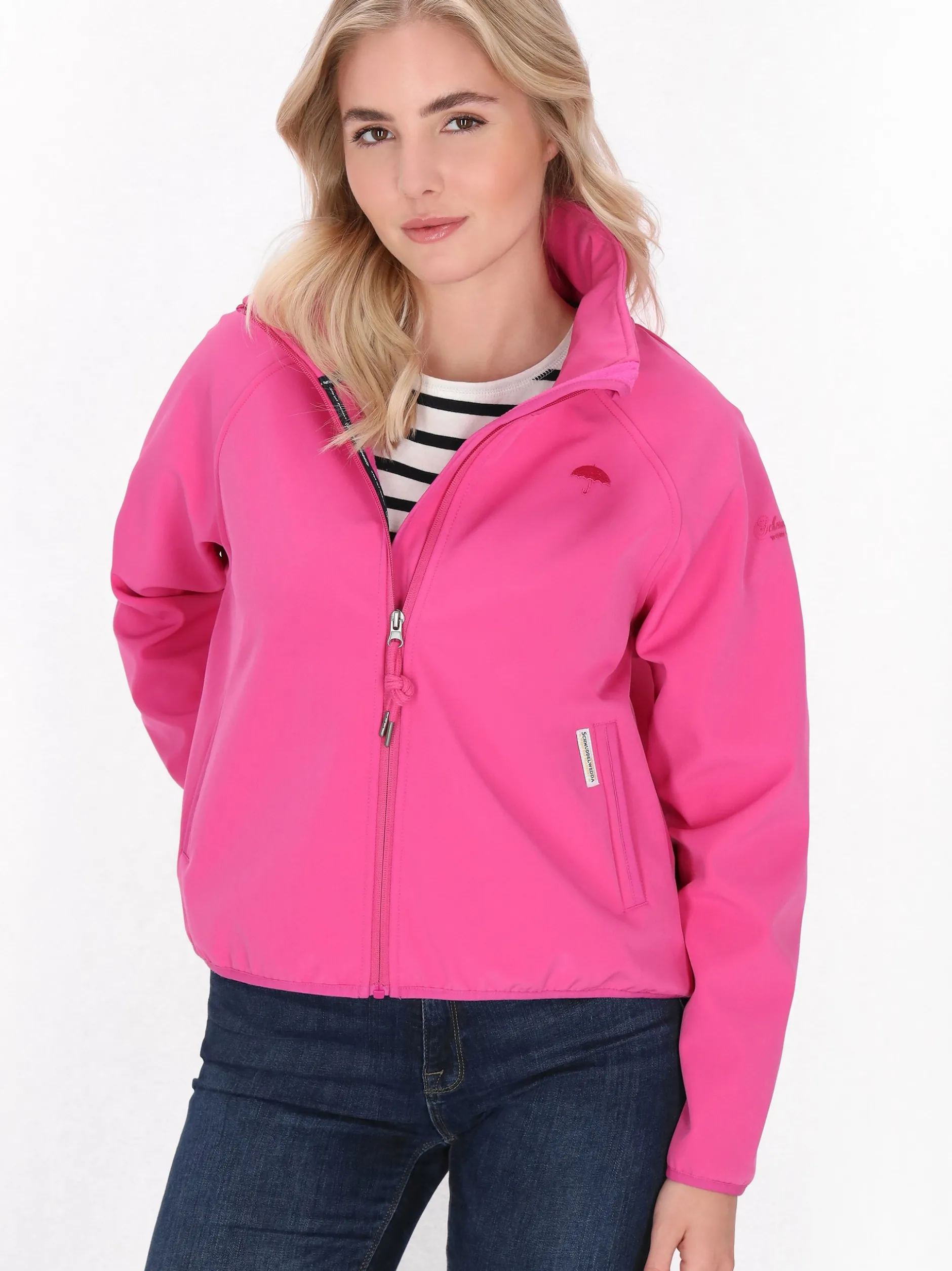 Schmuddelwedda Damen Softshelljacke in pink