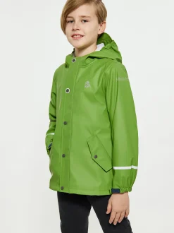 Schmuddelwedda Jungen (Kinder) Regenmantel in grün