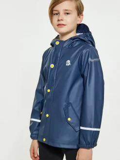 Schmuddelwedda Jungen (Kinder) Regenmantel in blau