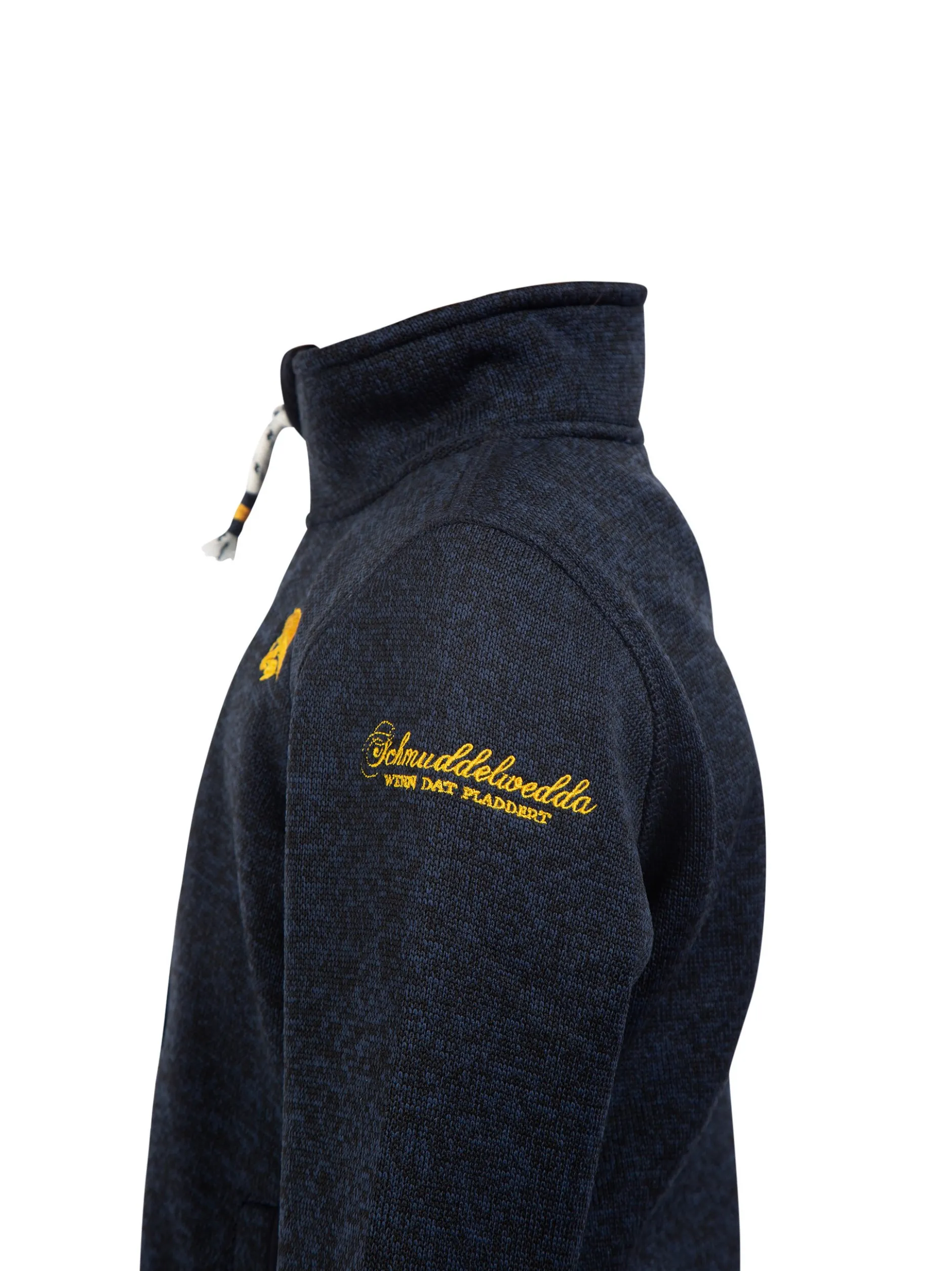Schmuddelwedda jung Strickfleecejacke in blau