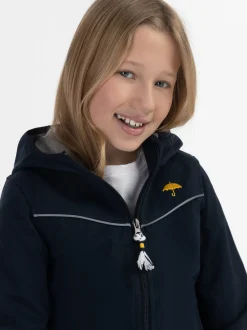Schmuddelwedda Mädchen Funktionsjacke in blau