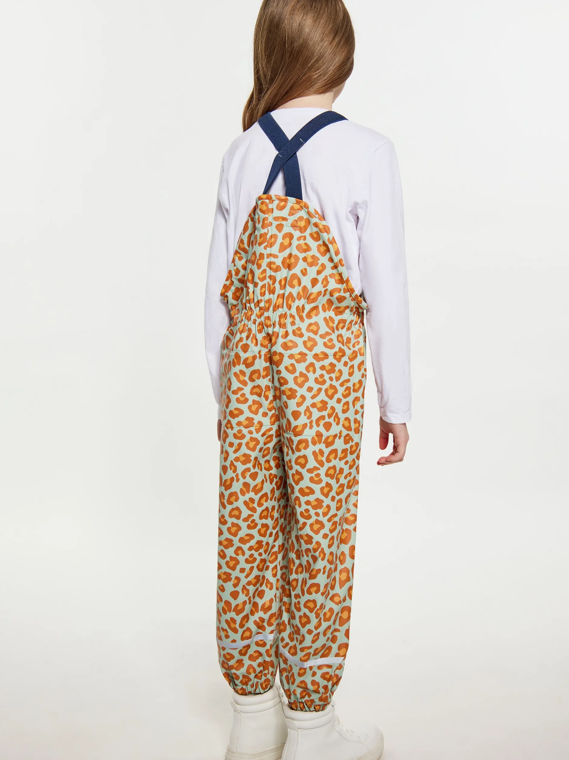 Schmuddelwedda Mädchen (Kids) Regenhose in orange mint