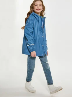 Schmuddelwedda Mädchen (Kids) Regenmantel in blau