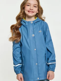 Schmuddelwedda Mädchen (Kids) Regenmantel in blau