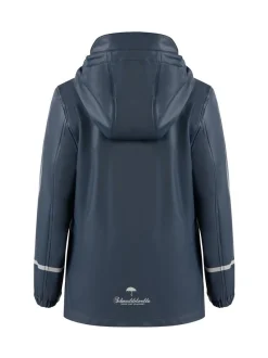 Schmuddelwedda Mädchen Regenjacke in blau