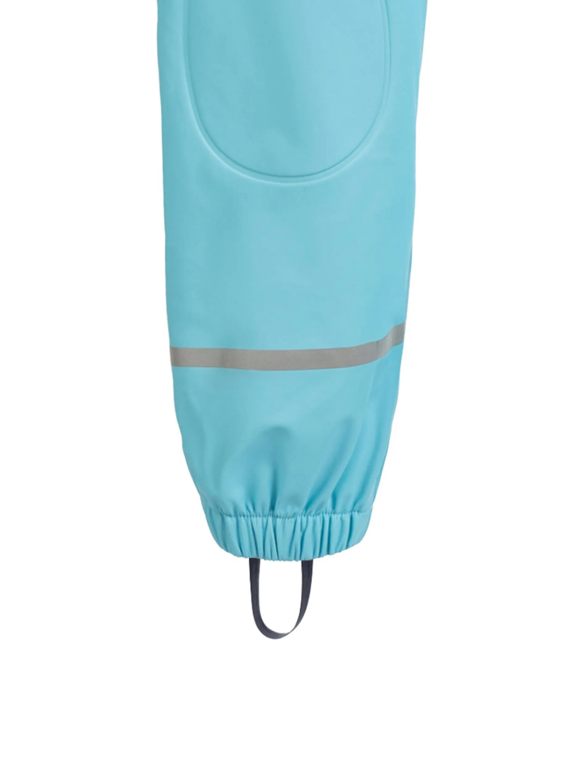Schmuddelwedda Mädchen Regenhose in aqua - Länge: lang
