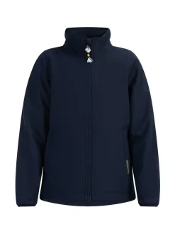 Schmuddelwedda Mädchen Softshelljacke - recyceltes Material in blau