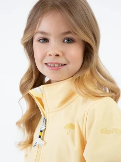 Schmuddelwedda Mädchen Softshelljacke - recyceltes Material in vanille