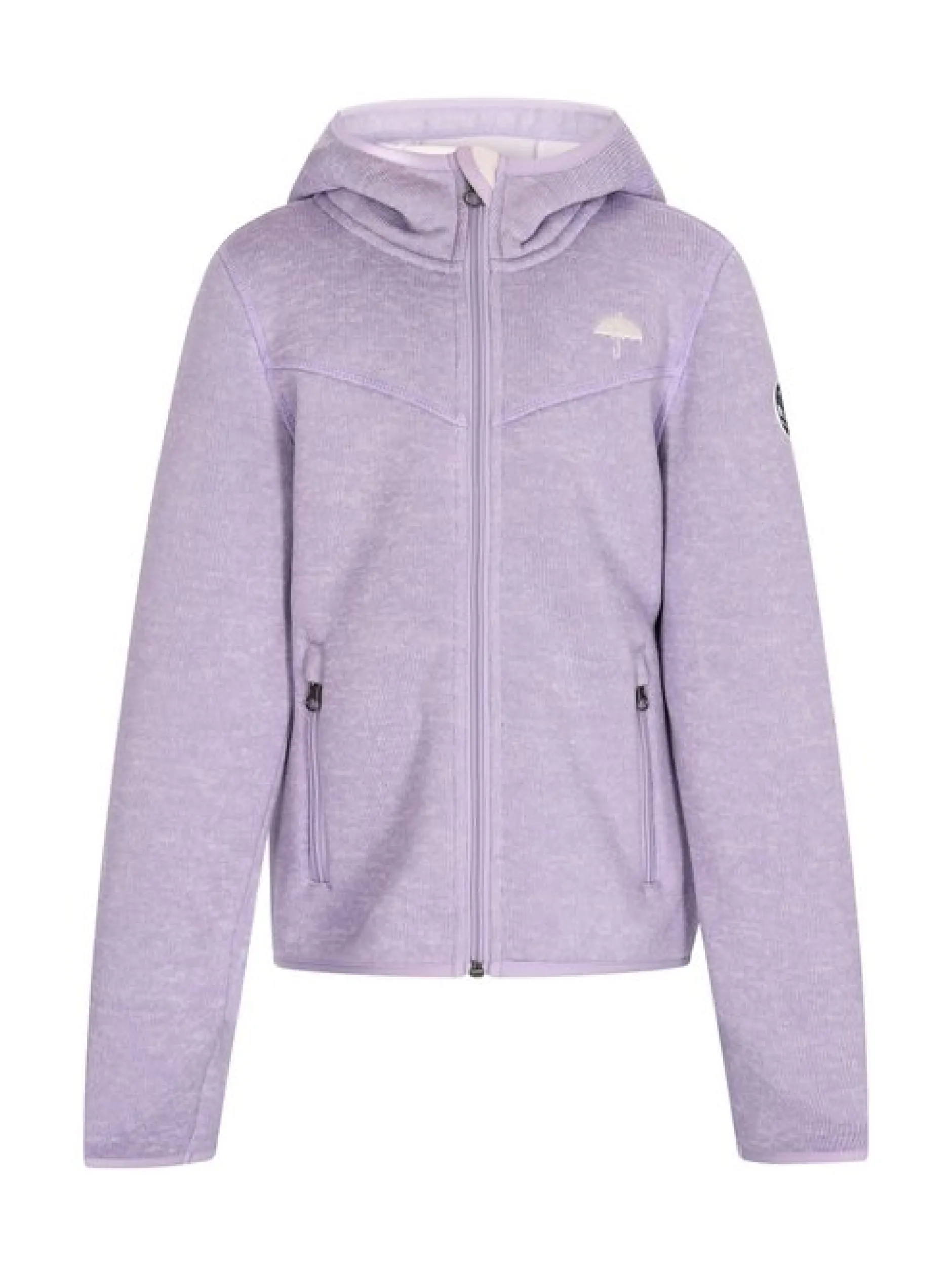 Schmuddelwedda Mädchen Strickfleecejacke in melange