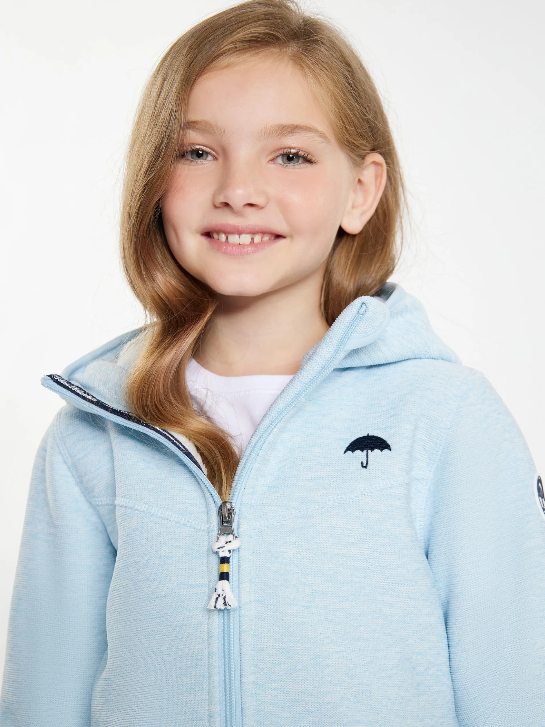 Schmuddelwedda Mädels Blouson + Tagesrucksack - SET in blau