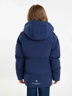 Schmuddelwedda Mädels Funktionelle Winterjacke in blau