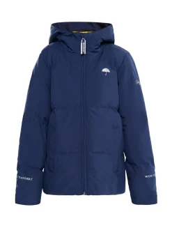 Schmuddelwedda Mädels Funktionelle Winterjacke in blau