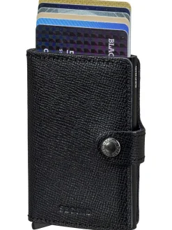 Secrid Unisex Geldbörse - Miniwallet Crisple in schwarz