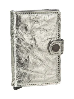 Secrid Unisex Geldbörse - Miniwallet Crunch in silber