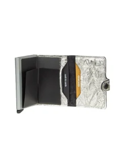 Secrid Unisex Geldbörse - Miniwallet Crunch in silber