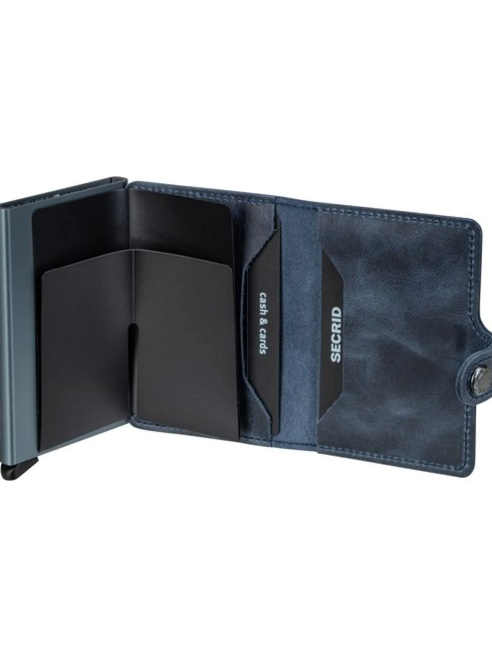 Secrid Unisex Geldbörse - Miniwallet Vintage in blau