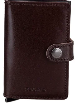 Secrid Unisex Geldbörse - Premium Miniwallet+ Emboss Lin in braun