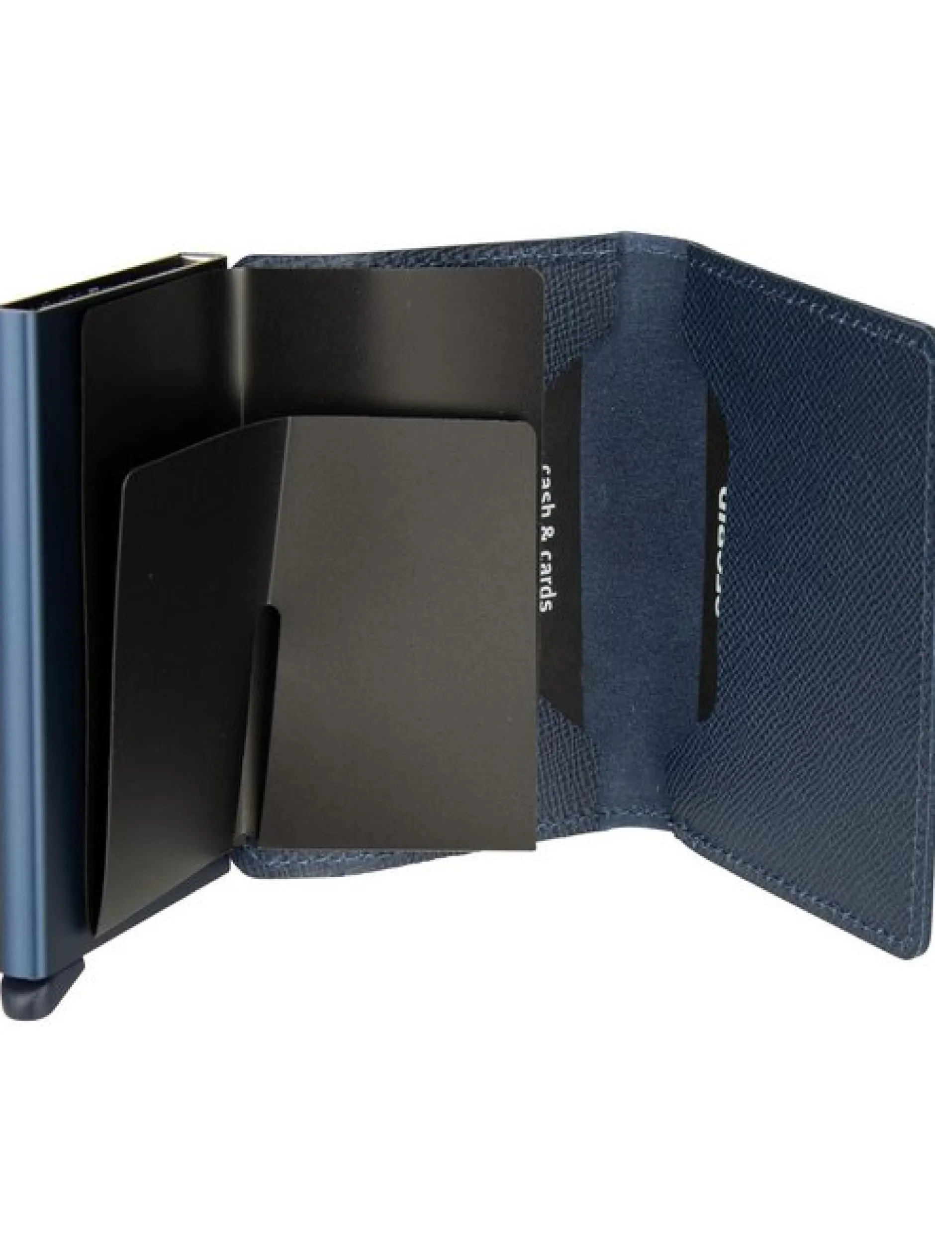 Secrid Unisex Kreditkartenetui - Slimwallet Crisple in blau