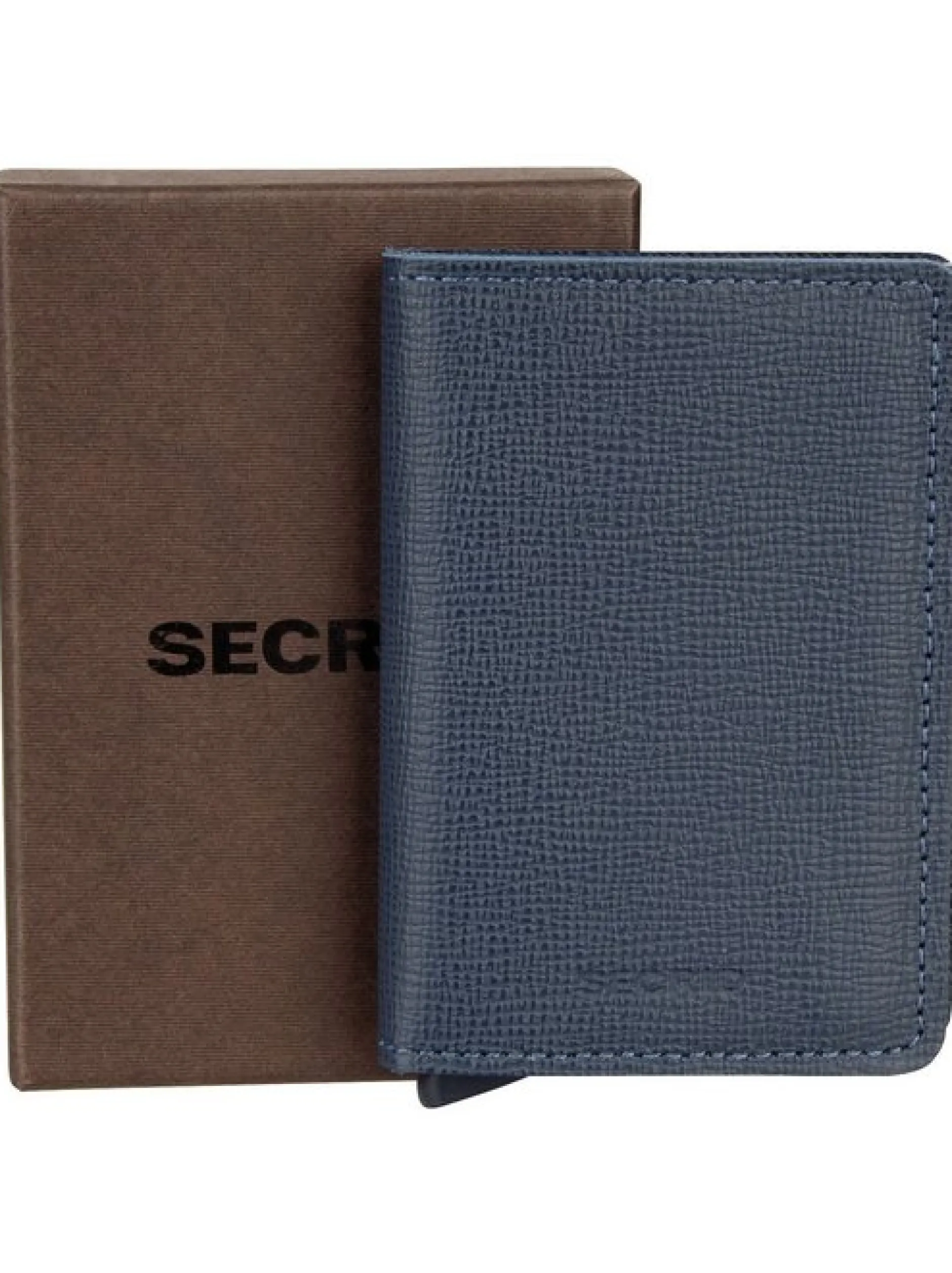 Secrid Unisex Kreditkartenetui - Slimwallet Crisple in blau