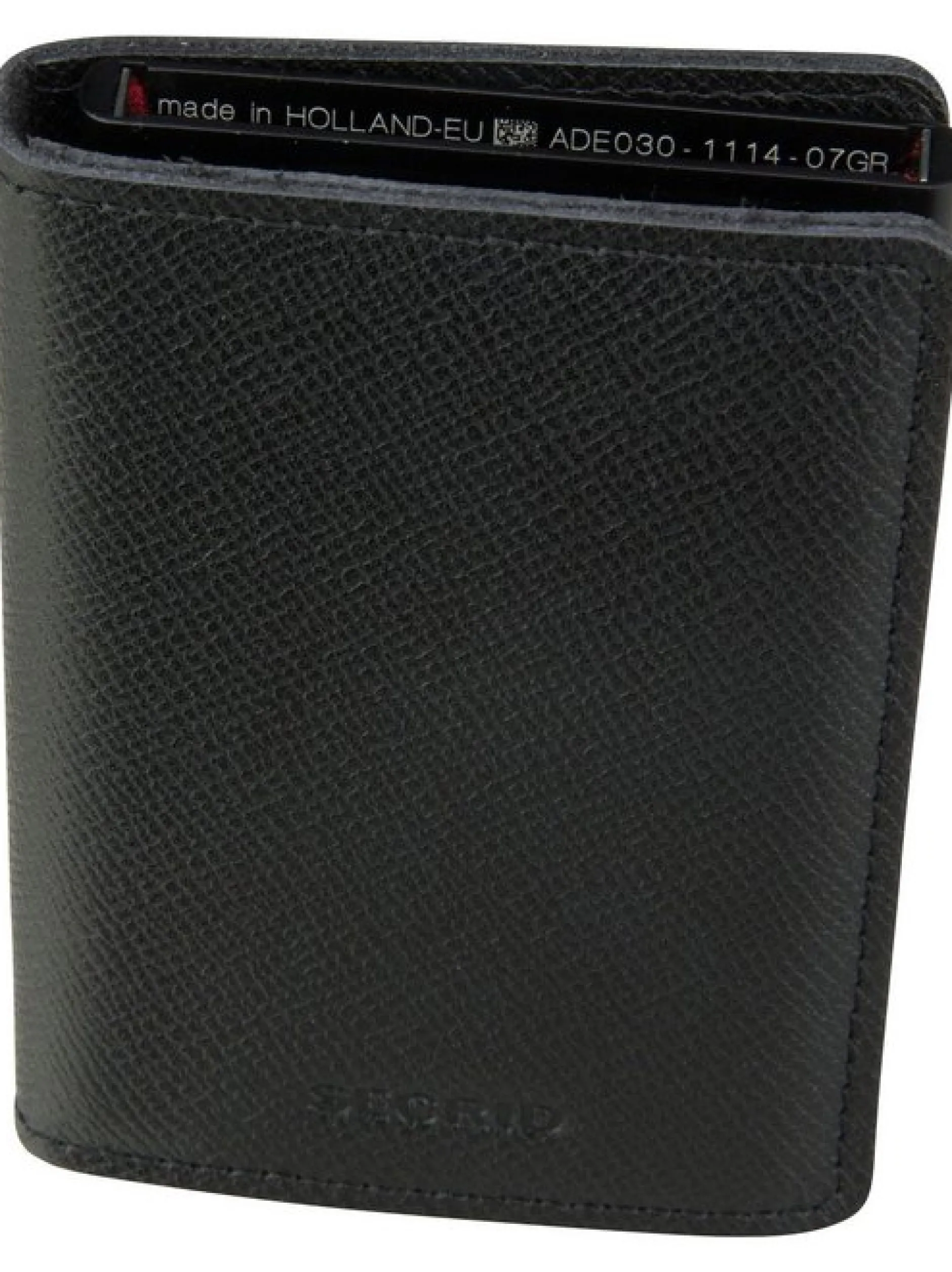 Secrid Unisex Kreditkartenetui - Slimwallet Crisple in schwarz