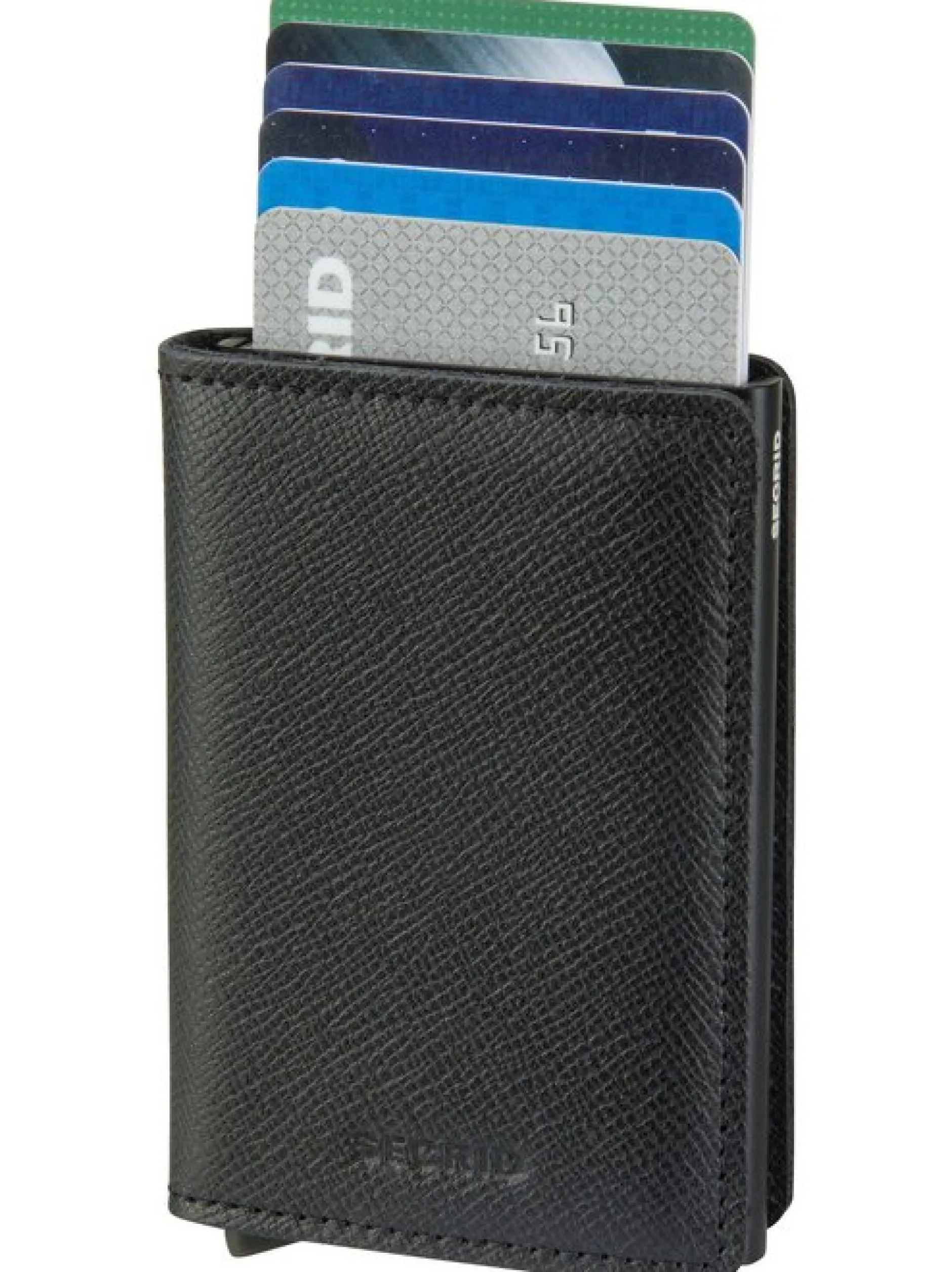 Secrid Unisex Kreditkartenetui - Slimwallet Crisple in schwarz