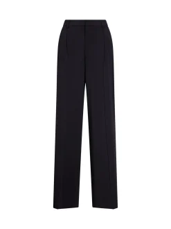 Seidensticker Damen Bundfaltenhose - Regular Fit in schwarz