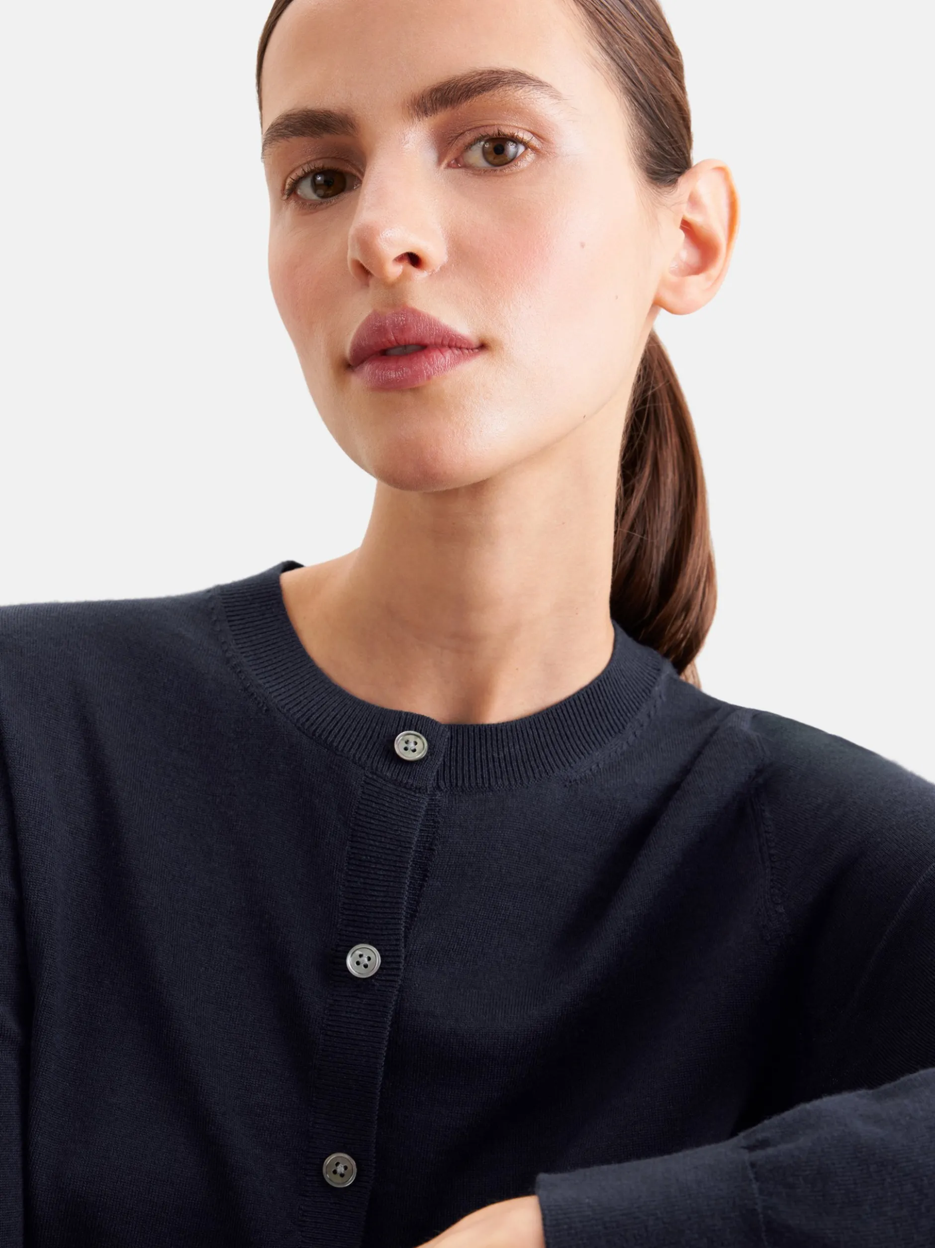 Seidensticker Damen Cardigan - Regular Fit in blau