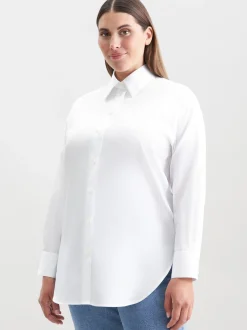 Seidensticker Damen Hemdbluse - Curvy in weiß