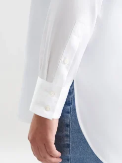Seidensticker Damen Hemdbluse - Curvy in weiß