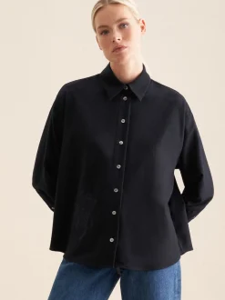 Seidensticker Damen Hemdbluse - Oversized Fit in blau